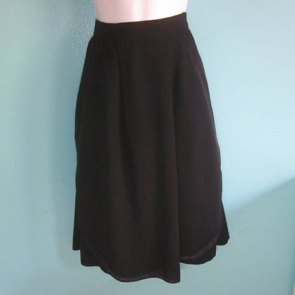 Vintage Womens Skirt Y2K Faux Wrap Tulip Hem Lined Workwear ELCHYI